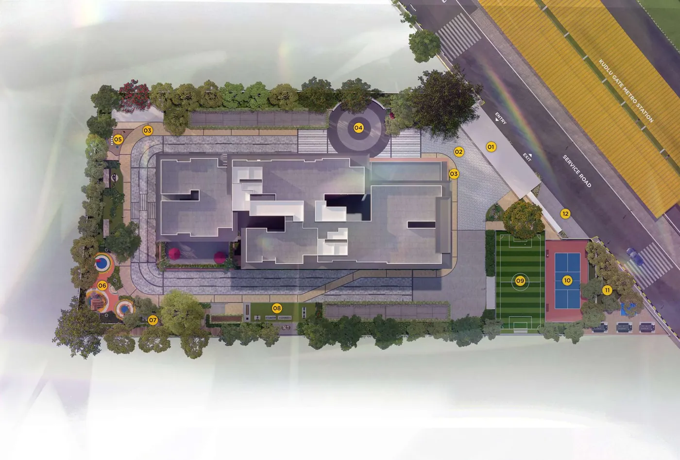 Purva Heritage: site plan