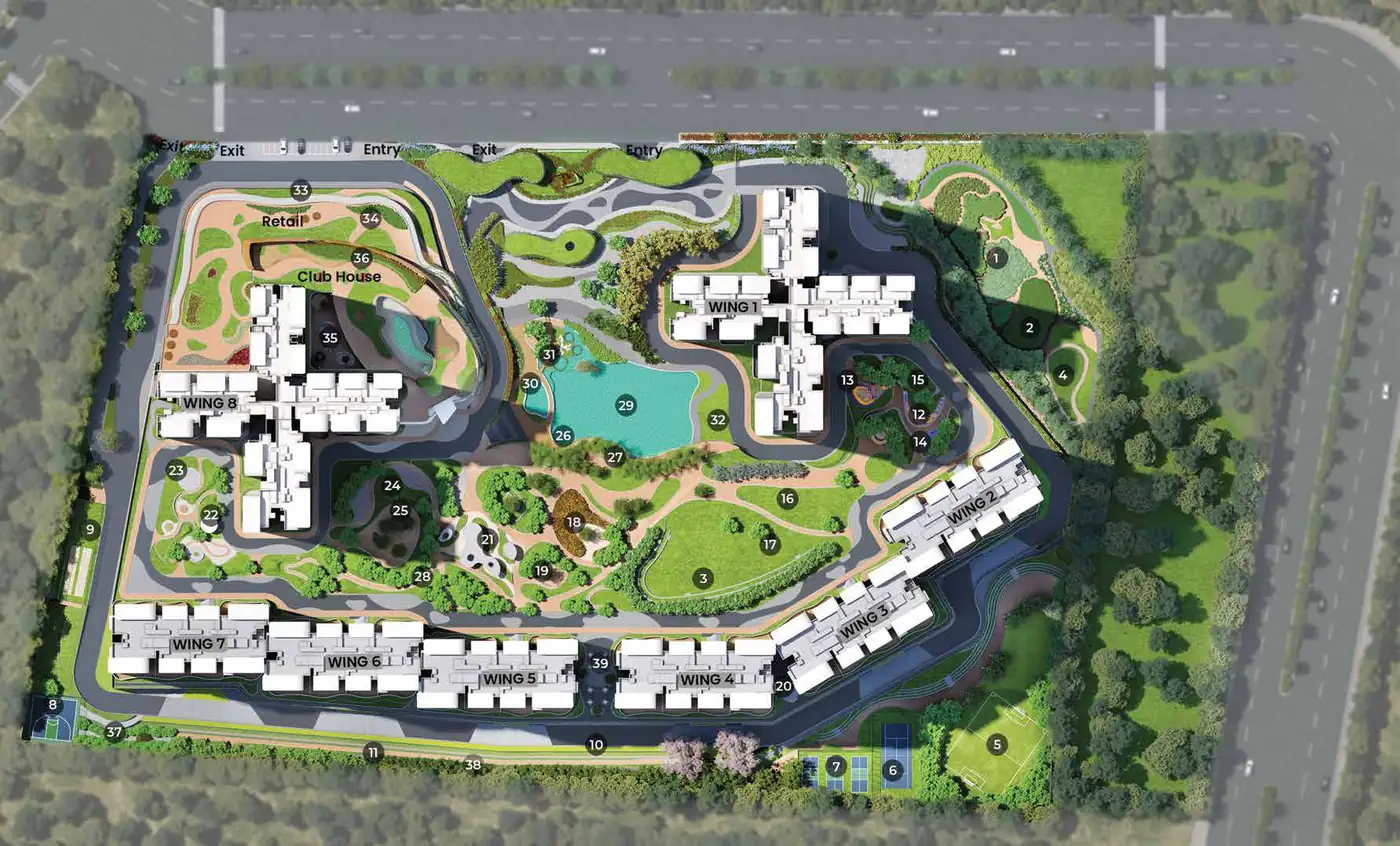 Purva Northern Lights: master plan